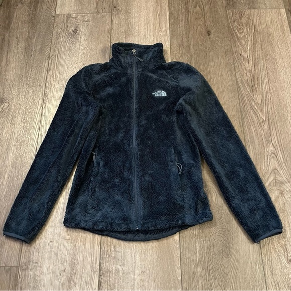 The North Face Jackets & Blazers - The North Face Zip Up Navy Sweater Teddy Jacket Size XS